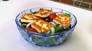 Grilled Haloumi Salad Recipe [upl. by Carey]