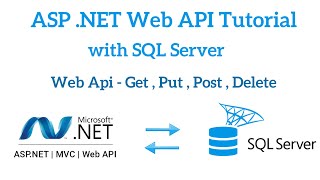 ASP NET Web API with SQL Server [upl. by Atsahs222]