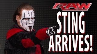 Sting makes a shocking Raw debut Raw January 19 2015 [upl. by Hiasi487]