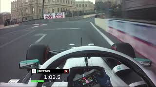 2019 Azerbaijan Grand Prix Valtteri Bottas Pole Lap  Pirelli [upl. by Atinaj617]