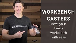 Workbench Casters  Installation amp Review [upl. by Nomar99]