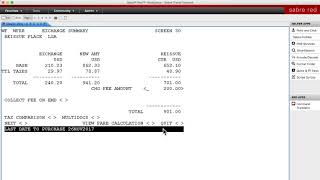 SABRE TUTORIAL SHORT  Flights  Exchanges and Refunds [upl. by Richarda]