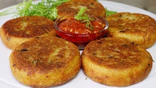 Aloo Tikki Recipe  Street Style Aloo Tikki  Kanaks Kitchen [upl. by Asek932]