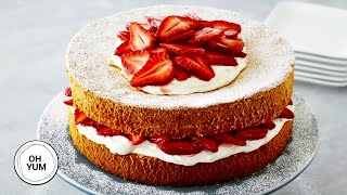 Professional Baker Teaches You How To Make SPONGE CAKE [upl. by Anaihr]