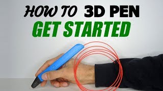 How to 3D PEN Tutorial 1  GETTING STARTED [upl. by Bozovich]