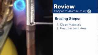 How to Braze Aluminum to Copper [upl. by Anauqed]