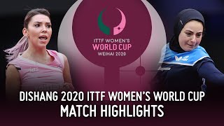 Bernadette Szocs vs Dina Meshref  2020 ITTF Womens World Cup Highlights Group [upl. by Joaquin756]