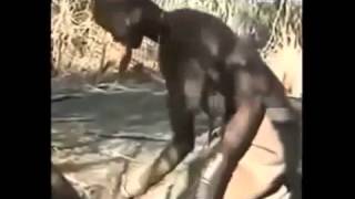 Ethiopian primitive people Mursi tribe in Africa [upl. by Adnahsam]