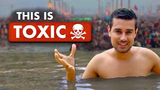 How Dirty was Ganga River during Mahakumbh  Dhruv Rathee [upl. by Eesdnyl221]