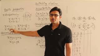 DLD  Logic Functions  Basic properties of switching algebra  Ravindrababu Ravula [upl. by Adnamas210]