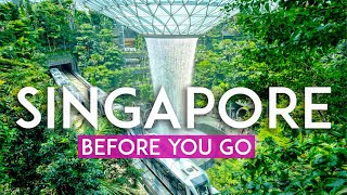 Things to know BEFORE you go to SINGAPORE  Singapore travel tips [upl. by Weinrich210]