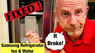 Samsung Refrigerator Water Dispenser Not Working SOLVED  2 Easy Fixes [upl. by Kingsley261]