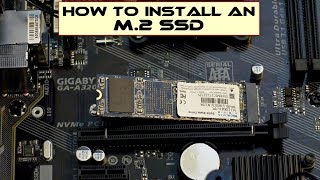 How To Install an M2 SSD [upl. by Annavas]