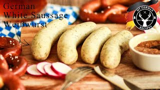 Weisswurst  German White Sausage ✪ MyGermanRecipes [upl. by Nyladnek784]