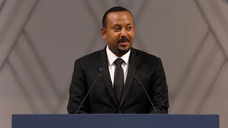 Nobel Lecture Abiy Ahmed Ali Nobel Peace Prize 2019 [upl. by Sherman]