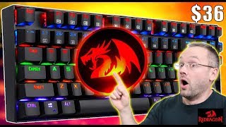 Redragon K552 RGB Rainbow Mechanical Gaming Keyboard Unboxing amp Review  Lighting Modes Explained [upl. by Tatum337]