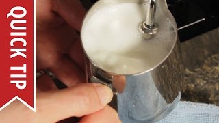 How to AutoFroth Milk for Lattes [upl. by Luapnaej]