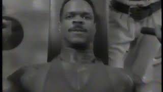 Paul Dillett Shoulder Workout 1994  Pro Bodybuilder Deltoid Training [upl. by Concettina]