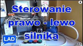 Język drabinkowy PLC odc2 sterowanie prawo lewo obrotami silnika [upl. by Grevera]