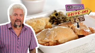 Guy Fieri Eats Real Deal Soul Food in Savannah GA  Diners DriveIns and Dives  Food Network [upl. by Pesek]