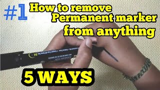 how to remove permanent marker [upl. by Iegres810]