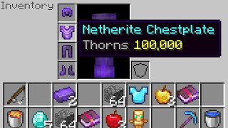 I secretly used Thorns 100000 armor in Minecraft UHC [upl. by Llerud]