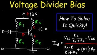 Voltage Divider Bias Circuit [upl. by Julina]