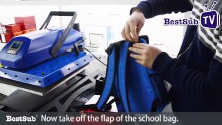 How to Sublimate Kids School Bags [upl. by Aspia579]