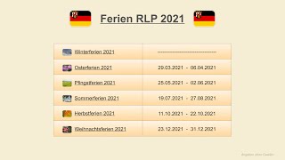 Ferien RLP 2021 [upl. by Ratib102]