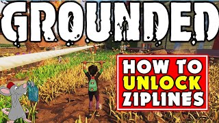 How To Unlock And Craft Ziplines In Grounded New Update Is Live [upl. by Weiler]