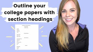 Headings and Subheadings Tutorial APA 7th Edition Format [upl. by Giarla]