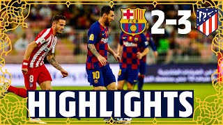 HIGHLIGHTS  Barça 23 Atlético Madrid [upl. by Sile344]