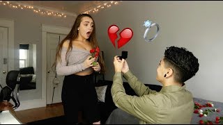 PROPOSAL PRANK ON GIRLFRIEND Gone Wrong [upl. by Edivad338]