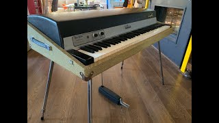 Complete Restoration 1973 Fender Rhodes Electric Piano In English [upl. by Esinyt]