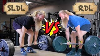 Stiff Leg Deadlift VS Romanian Deadlift [upl. by Adlesirk]