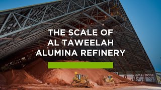 The Scale of Al Taweelah alumina refinery [upl. by Niamart]