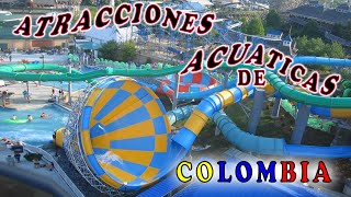 PARQUES ACUATICOS DE COLOMBIA TOP 7 [upl. by Yllitnahc386]