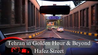 Can You Handle Tehrans Beauty Hafez Street Sunset Drive [upl. by Manley291]