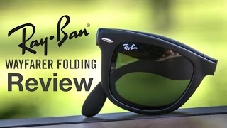 RayBan Folding Wayfarer Review [upl. by Rehtaef76]