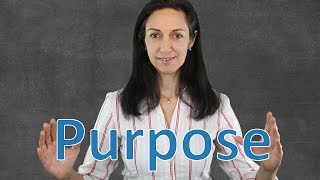 Linking Words of Purpose  English Grammar [upl. by Denyse]