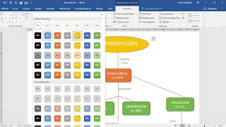 CÓMO HACER UN MAPA CONCEPTUAL EN WORD [upl. by Alekim]