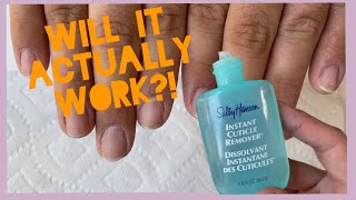 Sally Hansen Cuticle Remover Review [upl. by Brynna]