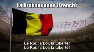 Belgian National Anthem  La Brabançonne Full Version  Nightcore Style With Lyrics [upl. by Grimbly]