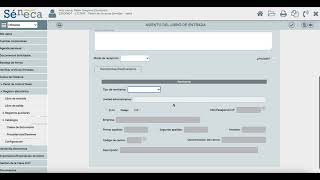 Gestión administrativa Séneca Registro electrónico Entradas y salidas [upl. by Bigg915]