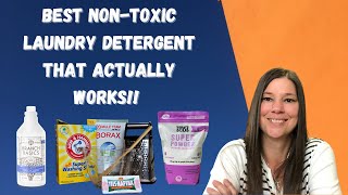 Best NonToxic Laundry Detergent That Actually Works [upl. by Flavio]