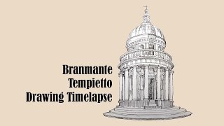 Architecture Sketch 005 Tempietto by Donato Bramante [upl. by Mcclelland]