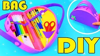 DIY BAG ORGANIZER PENCIL CASE amp SCHOOL SUPPLIES HOLDER Back to School Idea [upl. by Circosta]