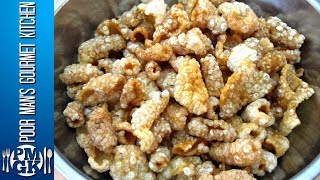 How to make Pork Rinds  PoorMansGourmet [upl. by Eilra]