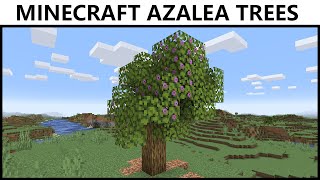 Where To Find AZALEA TREES In MINECRAFT [upl. by Lidaa]