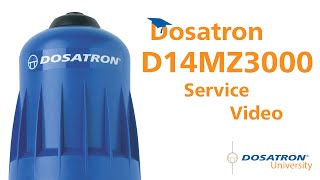 Dosatron D14MZ3000  14 GPM  Service Video [upl. by Weide128]